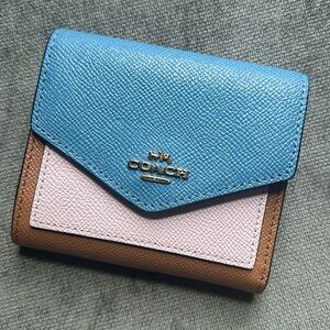 Coach Small Wallet in Colorblock